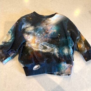Toddler Galaxy Print Sweatshirt